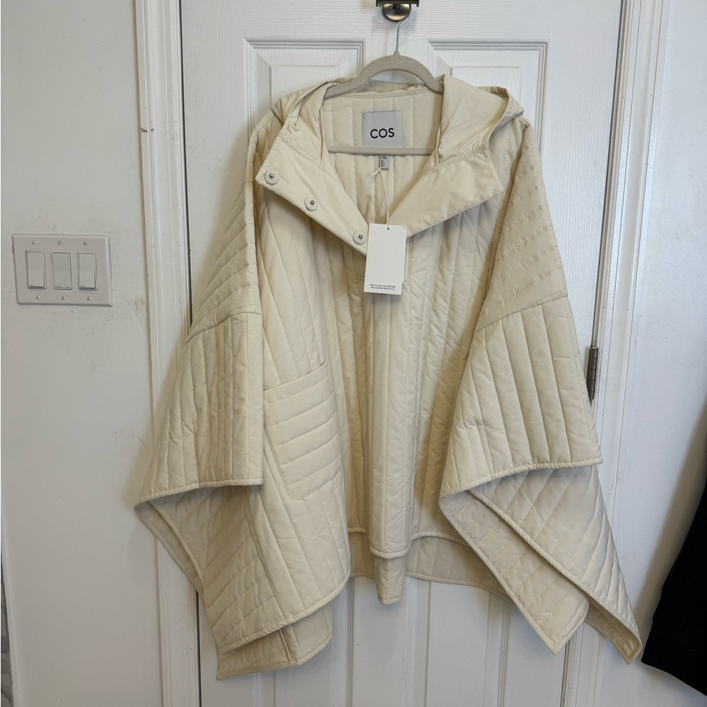 COS Beige Quilted Women's Cape